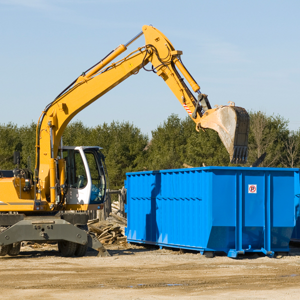 what kind of customer support is available for residential dumpster rentals in Thompsonville